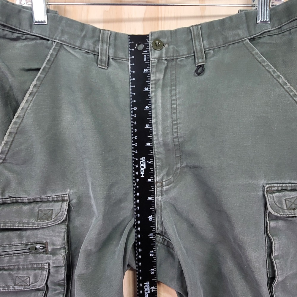 Vintage Boy Scouts of America‎ Mens Green Cargo Uniform Shorts Size 32 Canvas - Picture 8 of 11